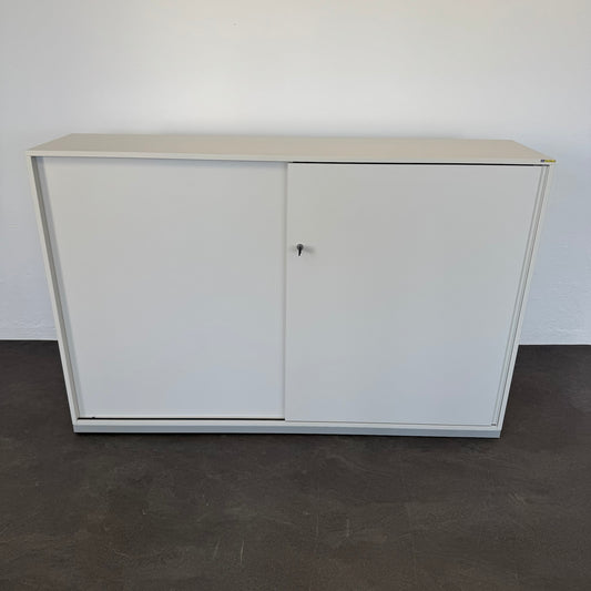 Steelcase Share It Duo Schiebetürschrank Spanplatte Weiss