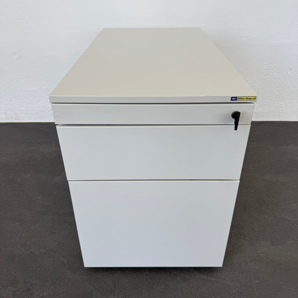 Steelcase IMPLICIT Roll-Korpus HR-Auszug Lichtgrau mit Schlüssel