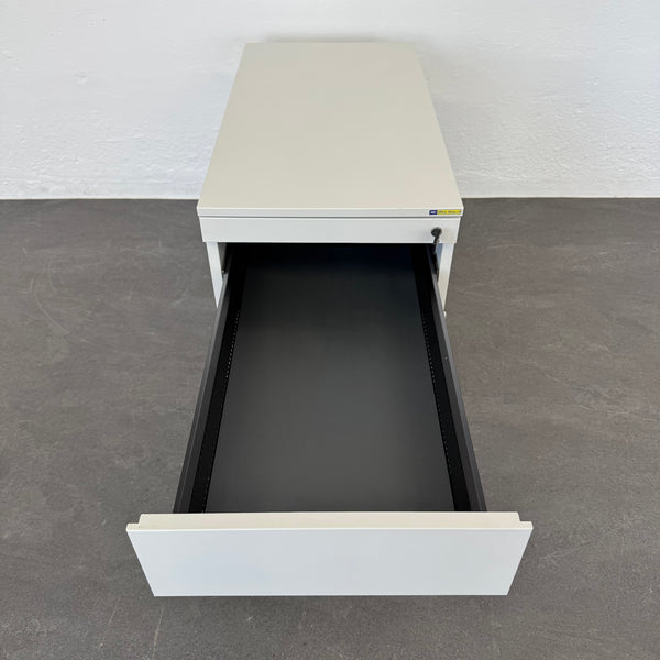 Steelcase IMPLICIT Roll-Korpus HR-Auszug Lichtgrau mit Schlüssel