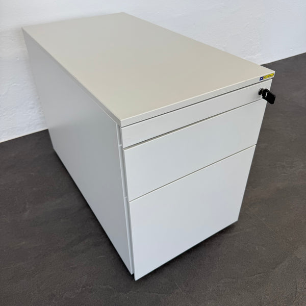 Steelcase IMPLICIT Roll-Korpus HR-Auszug Lichtgrau mit Schlüssel