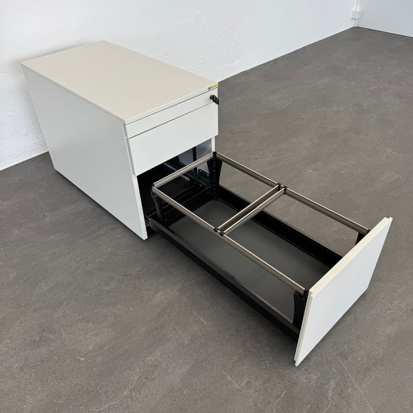 Steelcase IMPLICIT Roll-Korpus HR-Auszug Lichtgrau mit Schlüssel