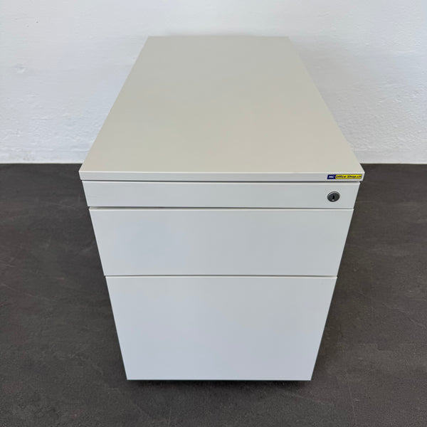 Steelcase IMPLICIT Roll-Korpus HR-Auszug Lichtgrau ohne Schlüssel