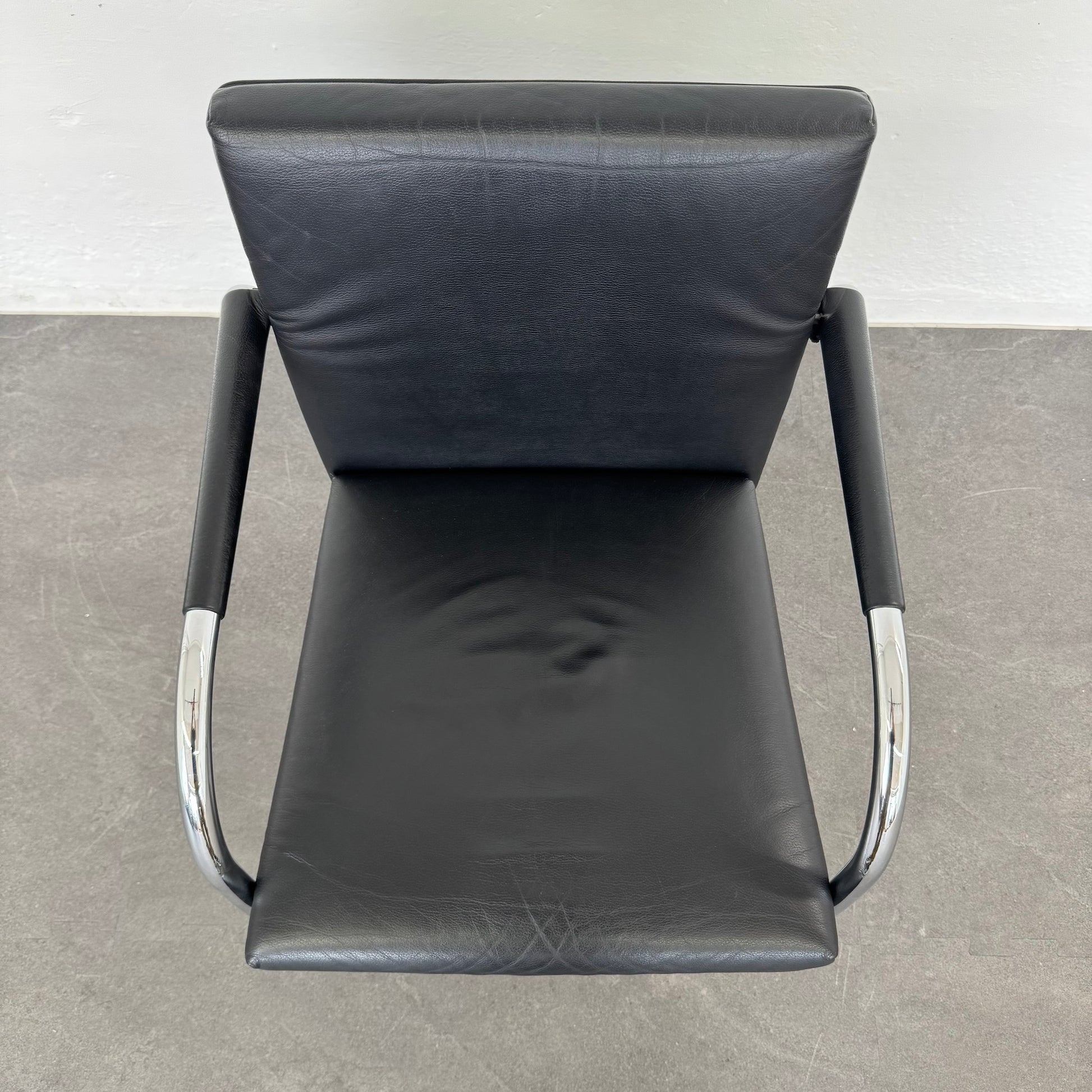 Vitra Visasoft Freischwinger Ansicht von oben