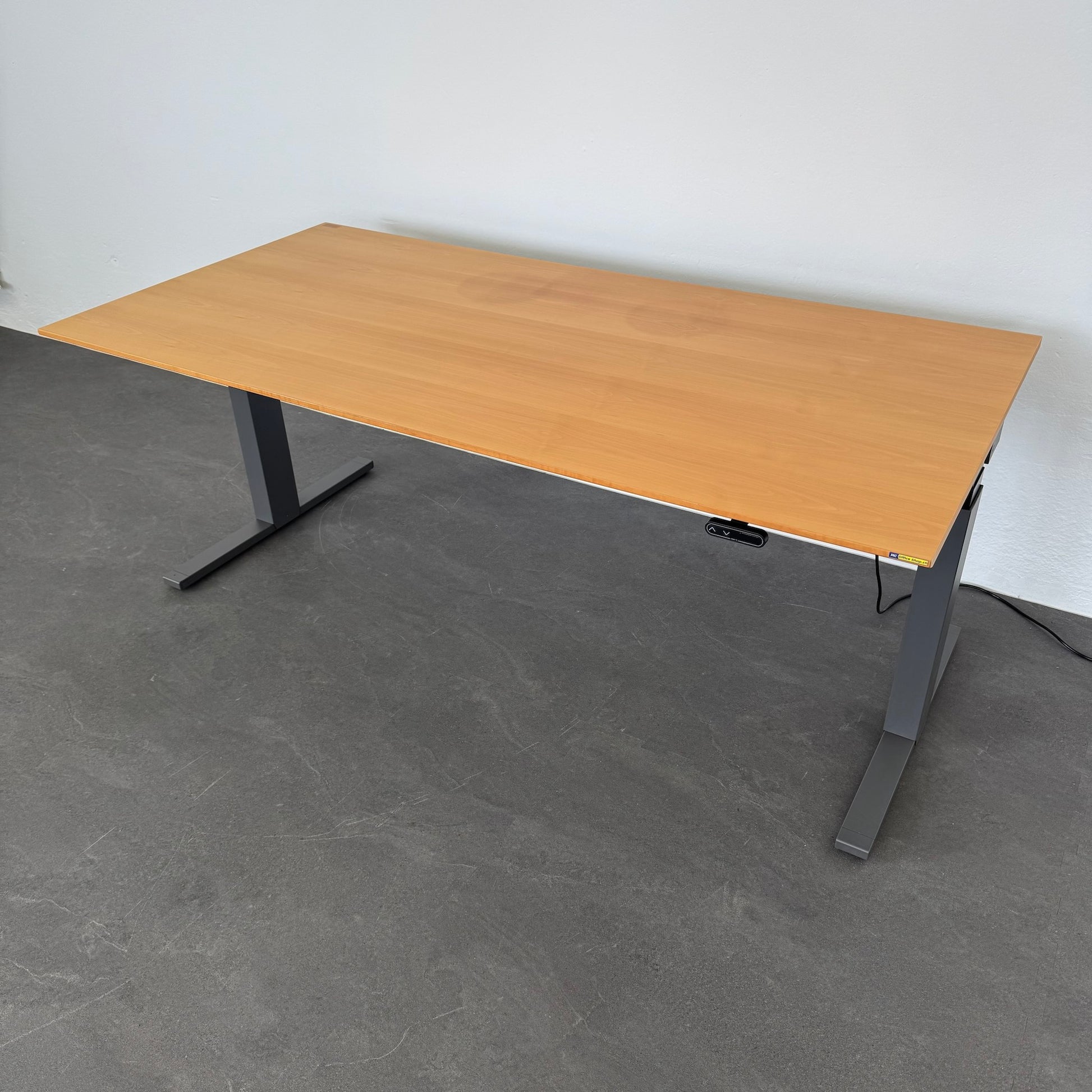 Lista Office Extend Sitz-Steh-Schreibtisch Deatilfoto Display