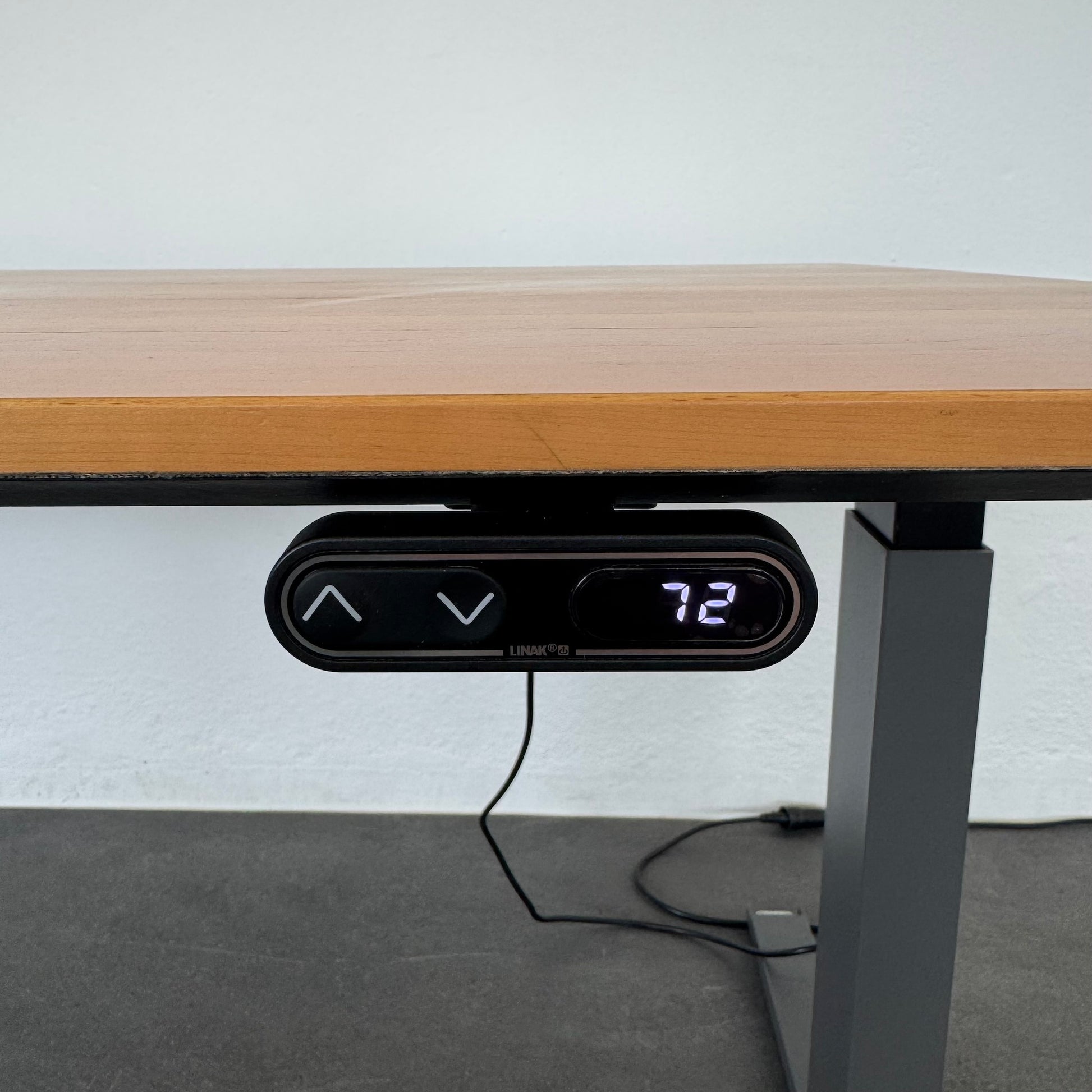 Lista Office Extend Sitz-Steh-Schreibtisch seitlich