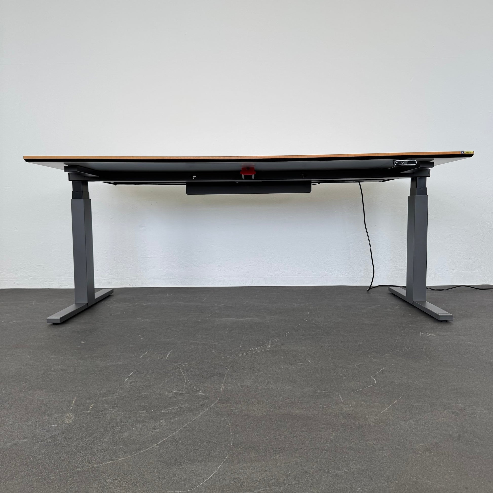 Lista Office Extend Sitz-Steh-Schreibtisch von unten