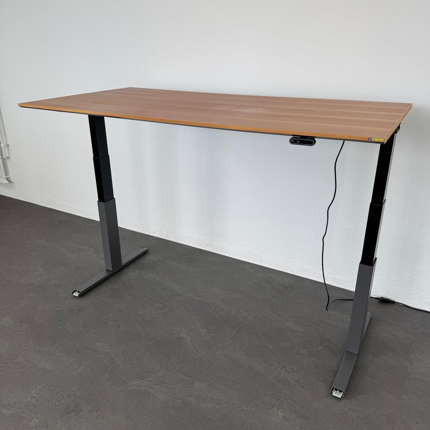 Lista Office Extend Sitz-Steh-Schreibtisch mit CPU-Halter