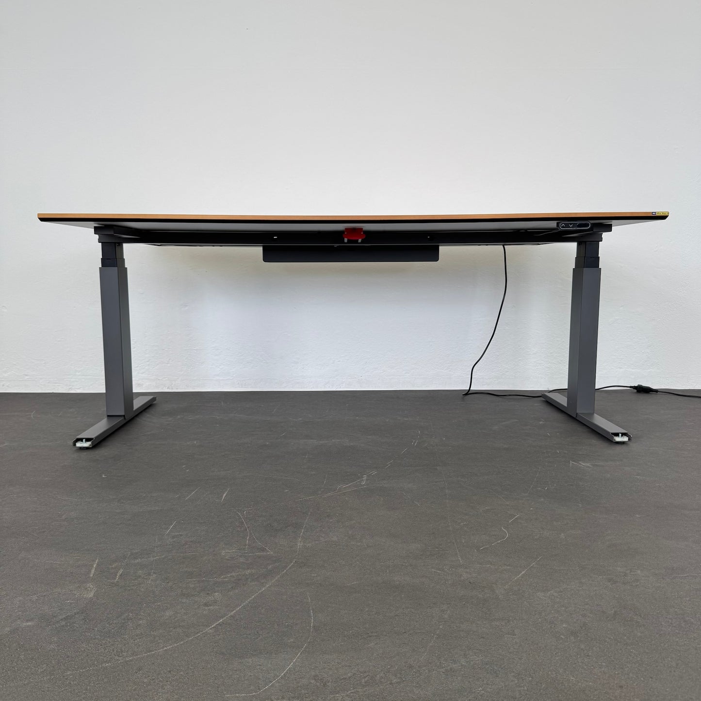 Lista Office Extend Sitz-Steh-Schreibtisch von unten