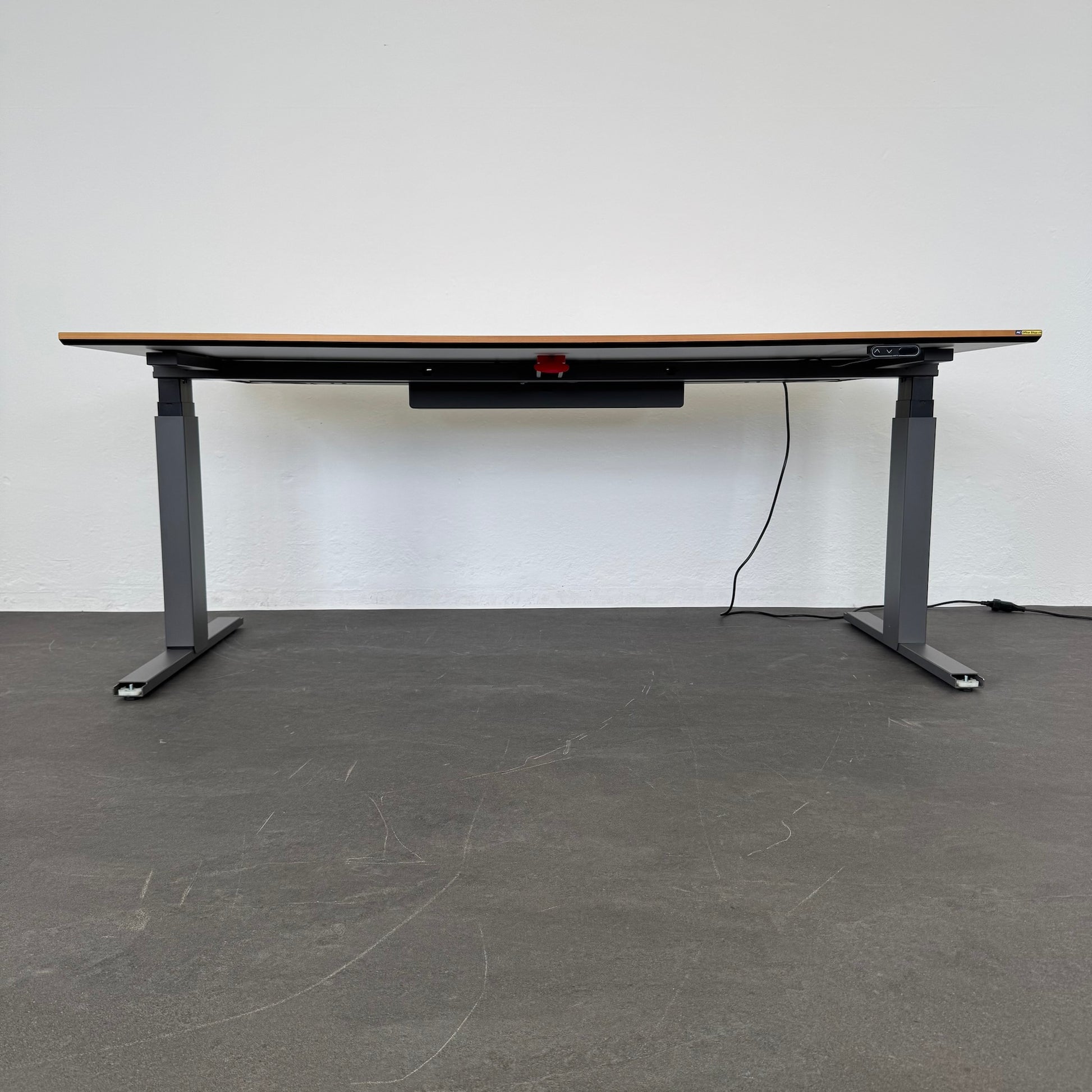 Lista Office Extend Sitz-Steh-Schreibtisch von unten