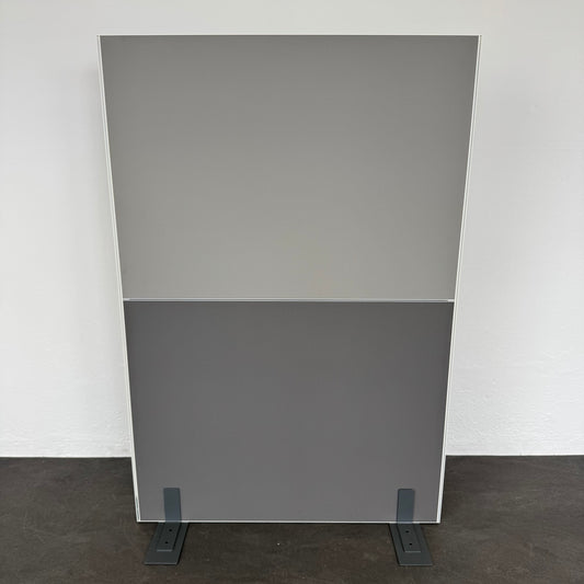 Steelcase Partio Wall Trennwand in Anthrazit und Grau