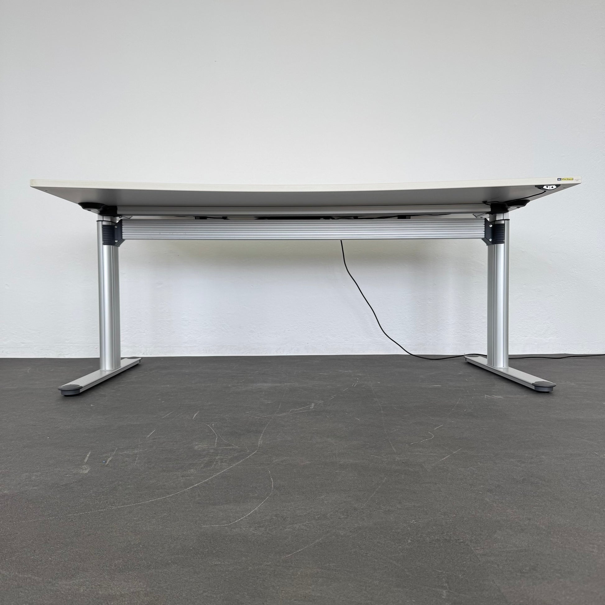 Haworth TC4000 Sitz-Steh-Schreibtisch Ansicht von unten