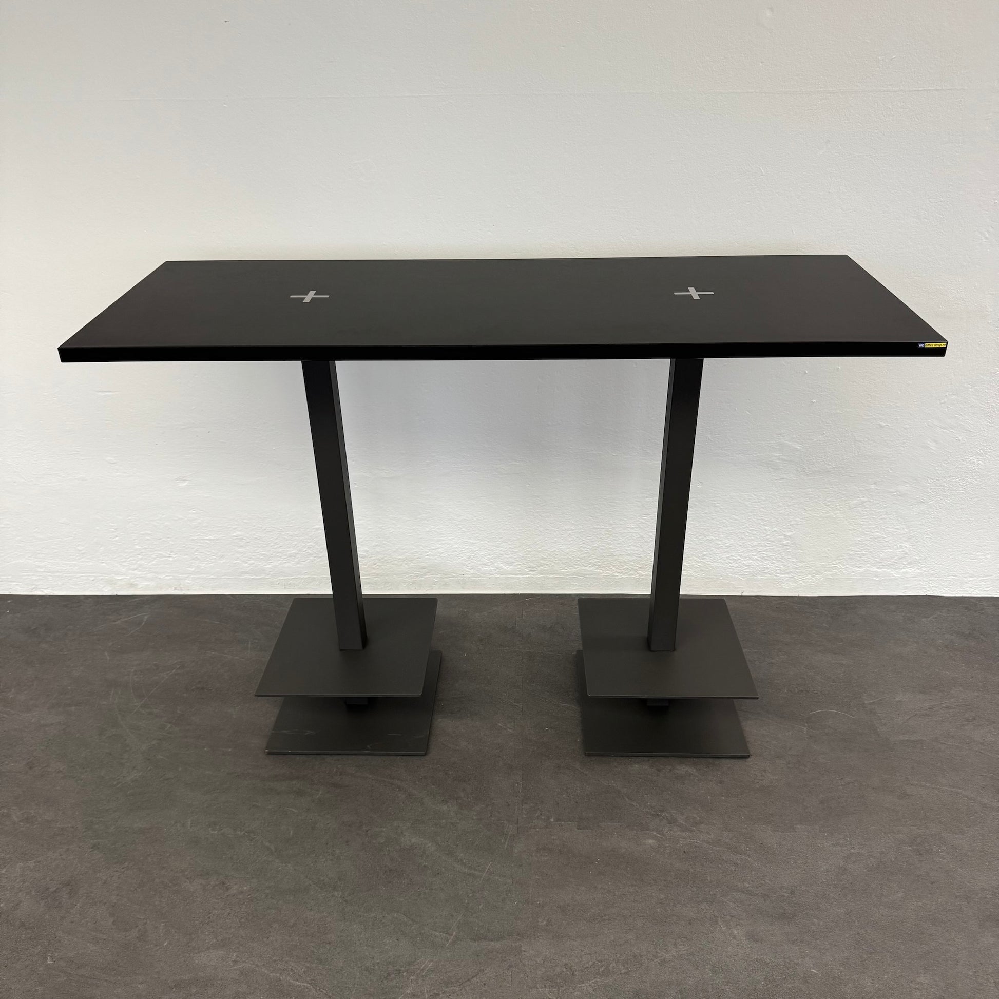 Aermo Modell 4413 Bistrostehtisch Spanplatte Schwarz