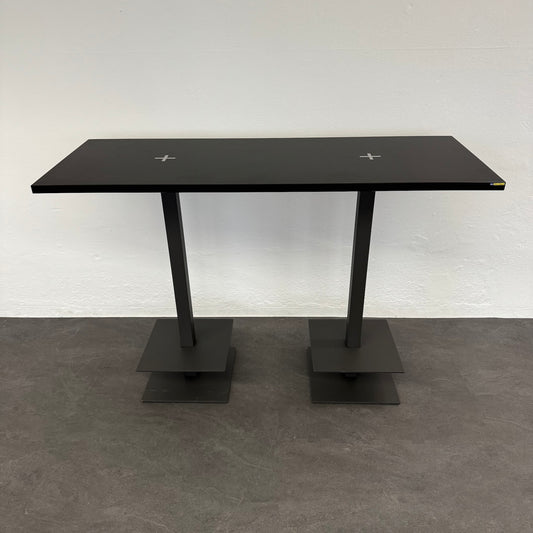 Aermo Modell 4413 Bistrostehtisch Spanplatte Schwarz