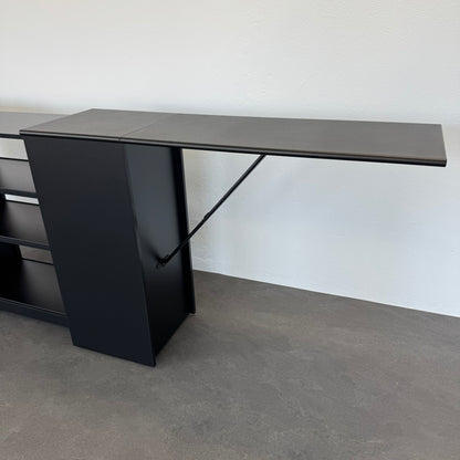 Top Design Exclusiv Mobile Bartheke Seitenteil aufgeklappt