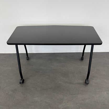 Steelcase Education Roll-Schreibtisch aus Spanplatte Schwarz - 6038527