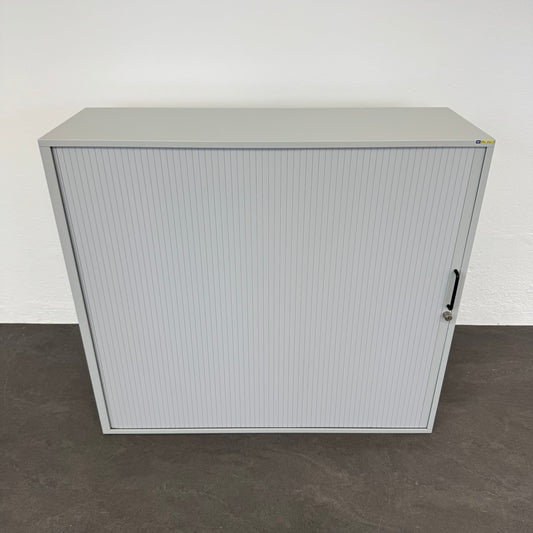 Bigla Classic Lateralschrank aus Metall in Lichtgrau