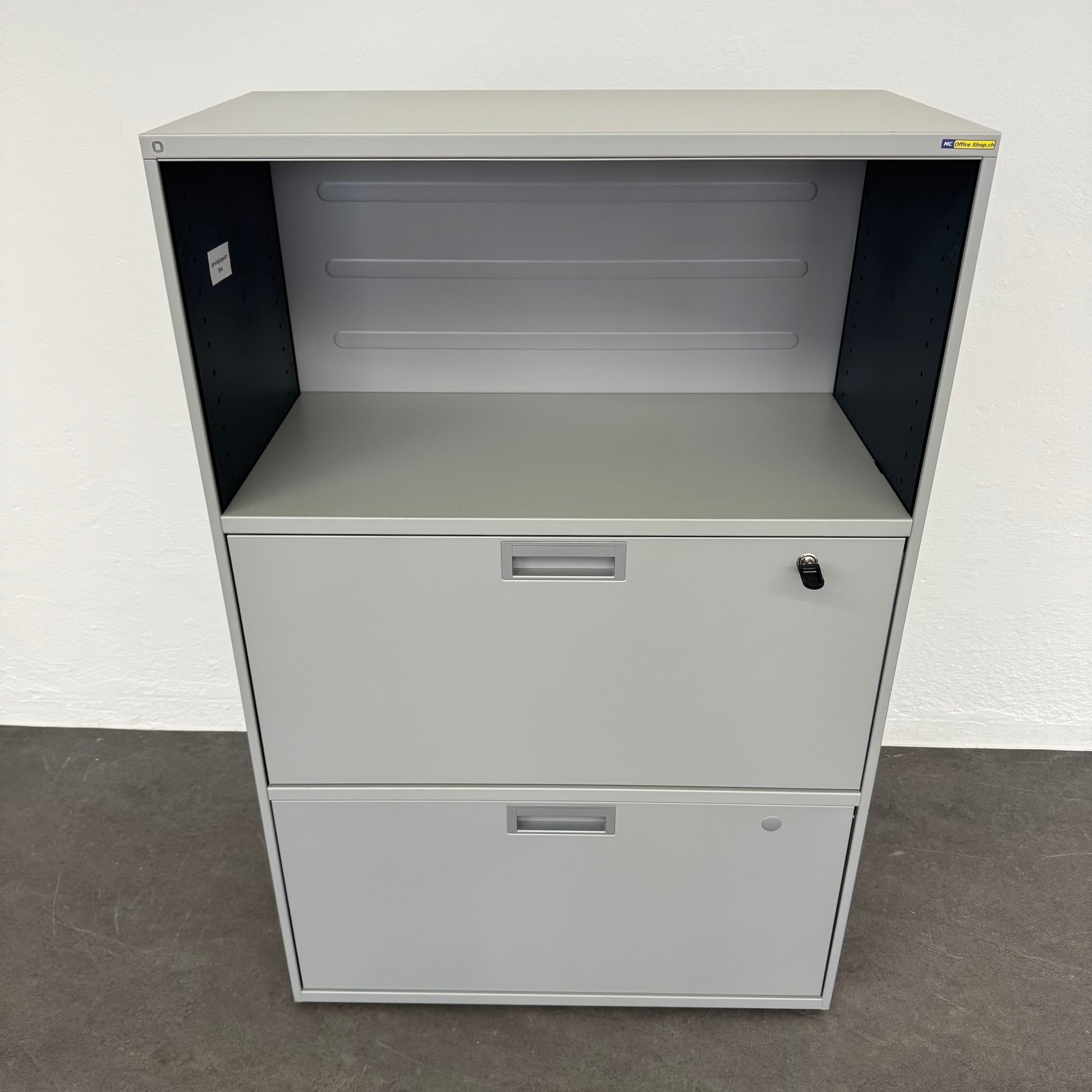 Lista Office Qub Modul-Kombination in Silbergrau