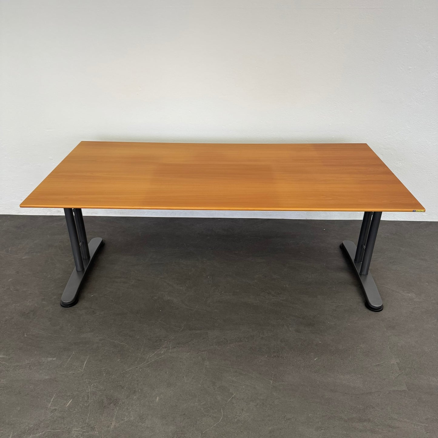 Ergodata System Desk Schreibtisch Tischplatte Birnbaumfunier