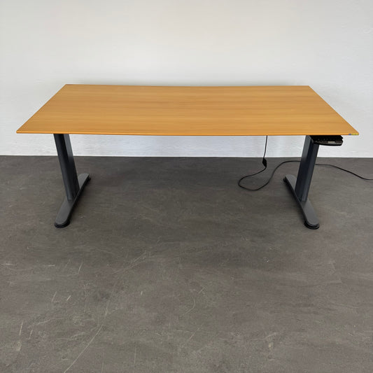 Ergodata System Desk Sitz-Steh Schreibtisch ganz unten