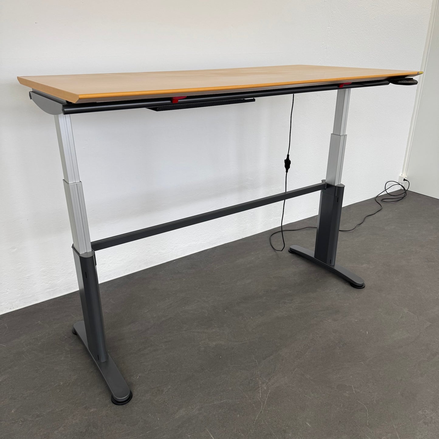 Ergodata System Desk Sitz-Steh Schreibtisch 1800x900mm
