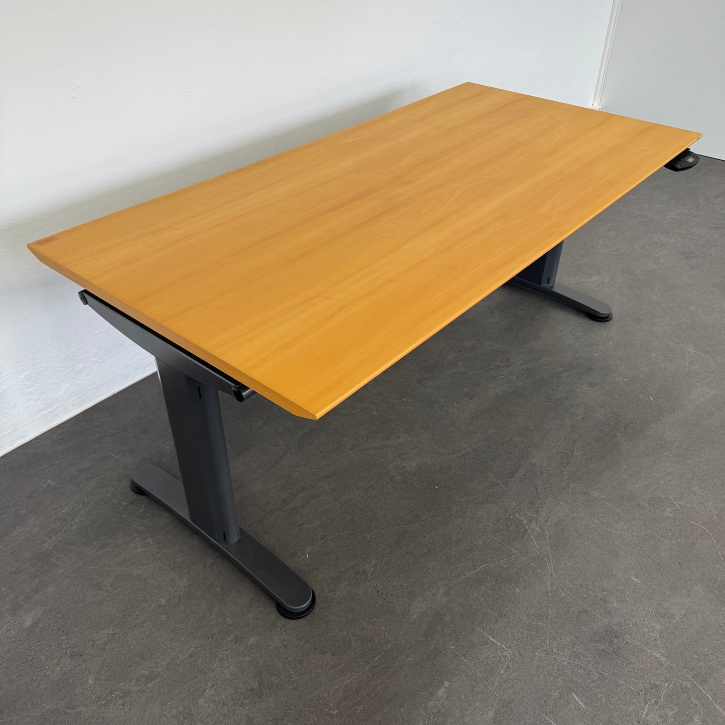 Ergodata System Desk Sitz-Steh Schreibtisch Gestell Metall Anthrazit