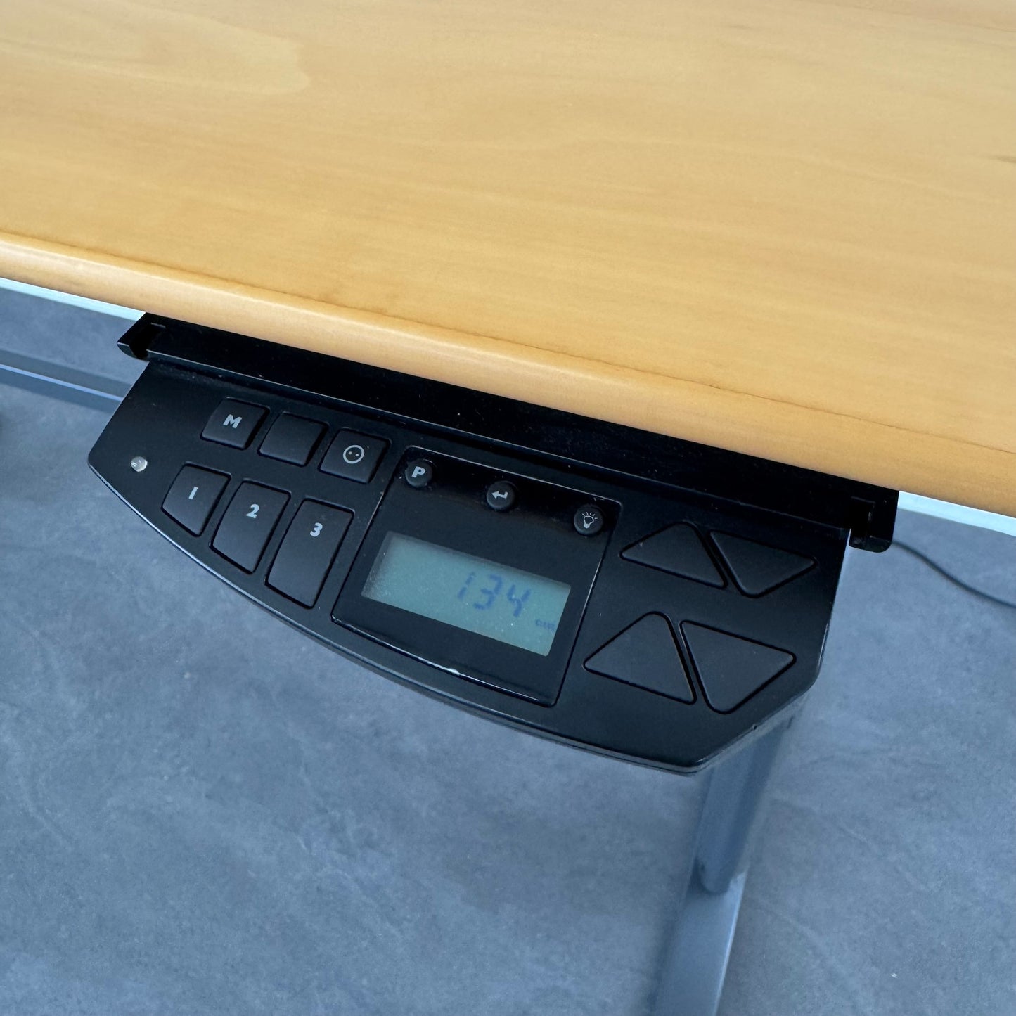 System Desk Sitz-Steh Schreibtisch Detailfoto Memory-Steuerung