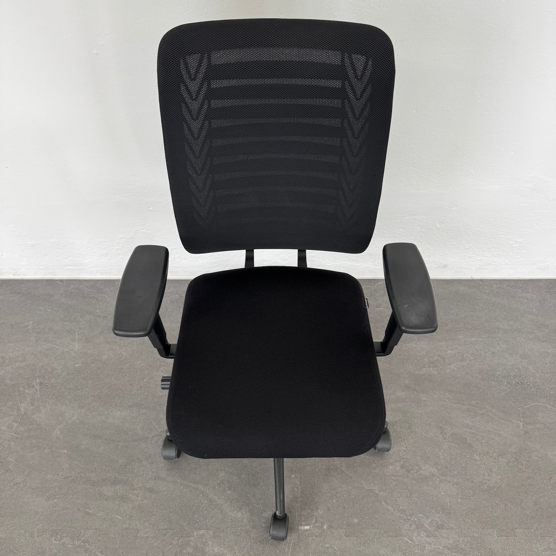 Girsberger Reflex Bürodrehstuhl Ansicht von oben