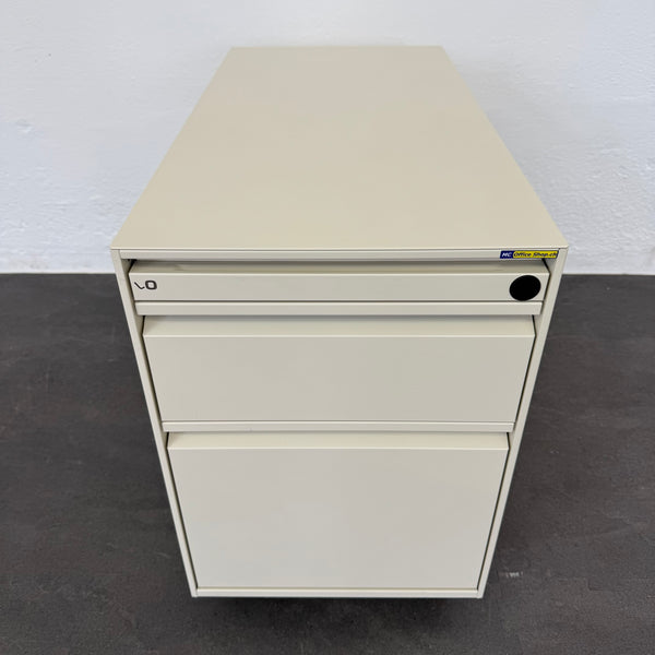 Lista Office LO Serie L Roll-Korpus 800mm - Perlweiss - ohne Schloss