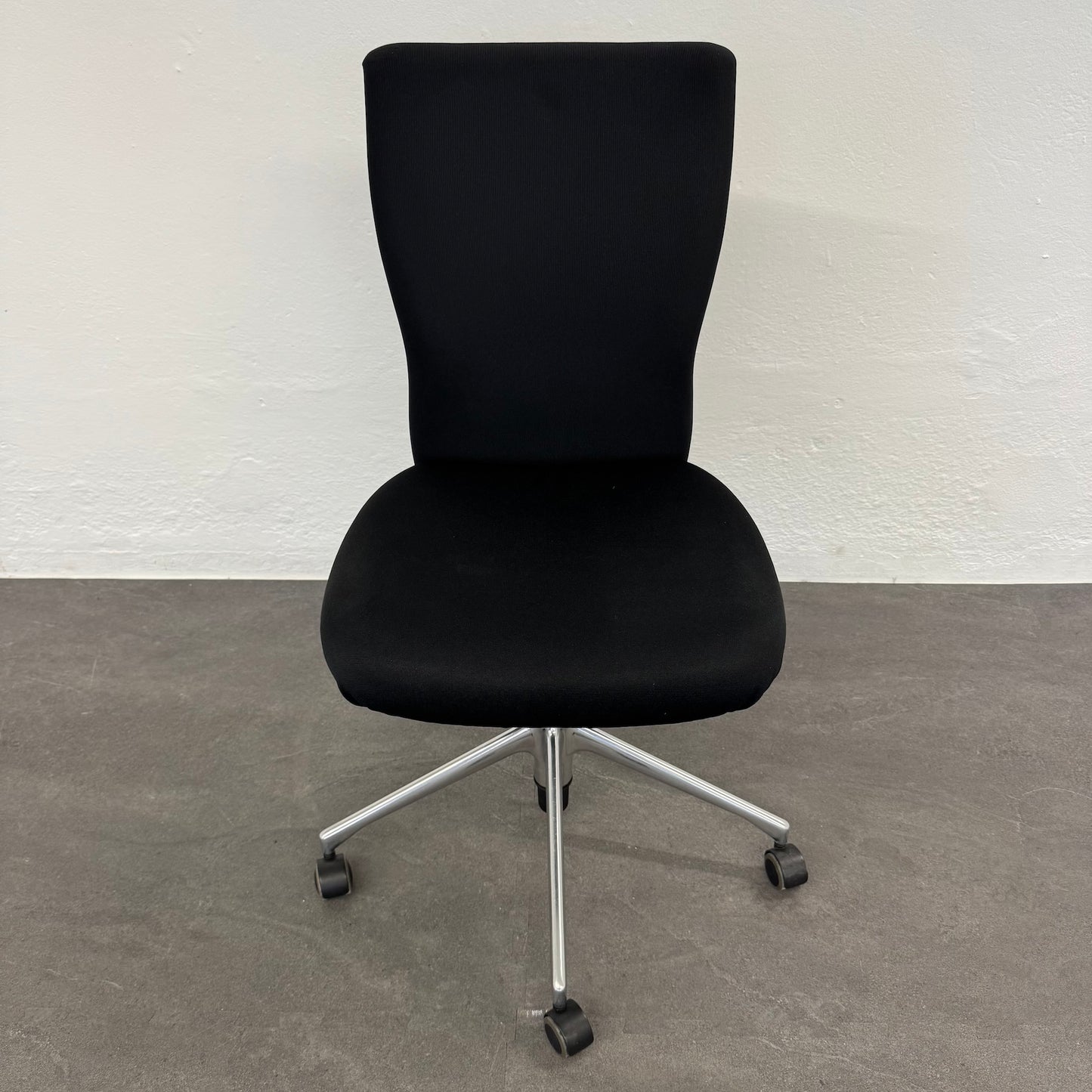 Vitra T-Chair Bürodrehstuhl Stoffbezug Schwarz