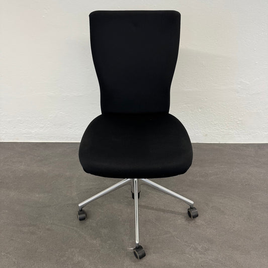 Vitra T-Chair Bürodrehstuhl Stoffbezug Schwarz