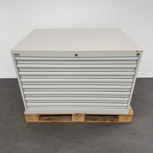 Agepa Variant Planschrank aus Metall in Lichtgrau