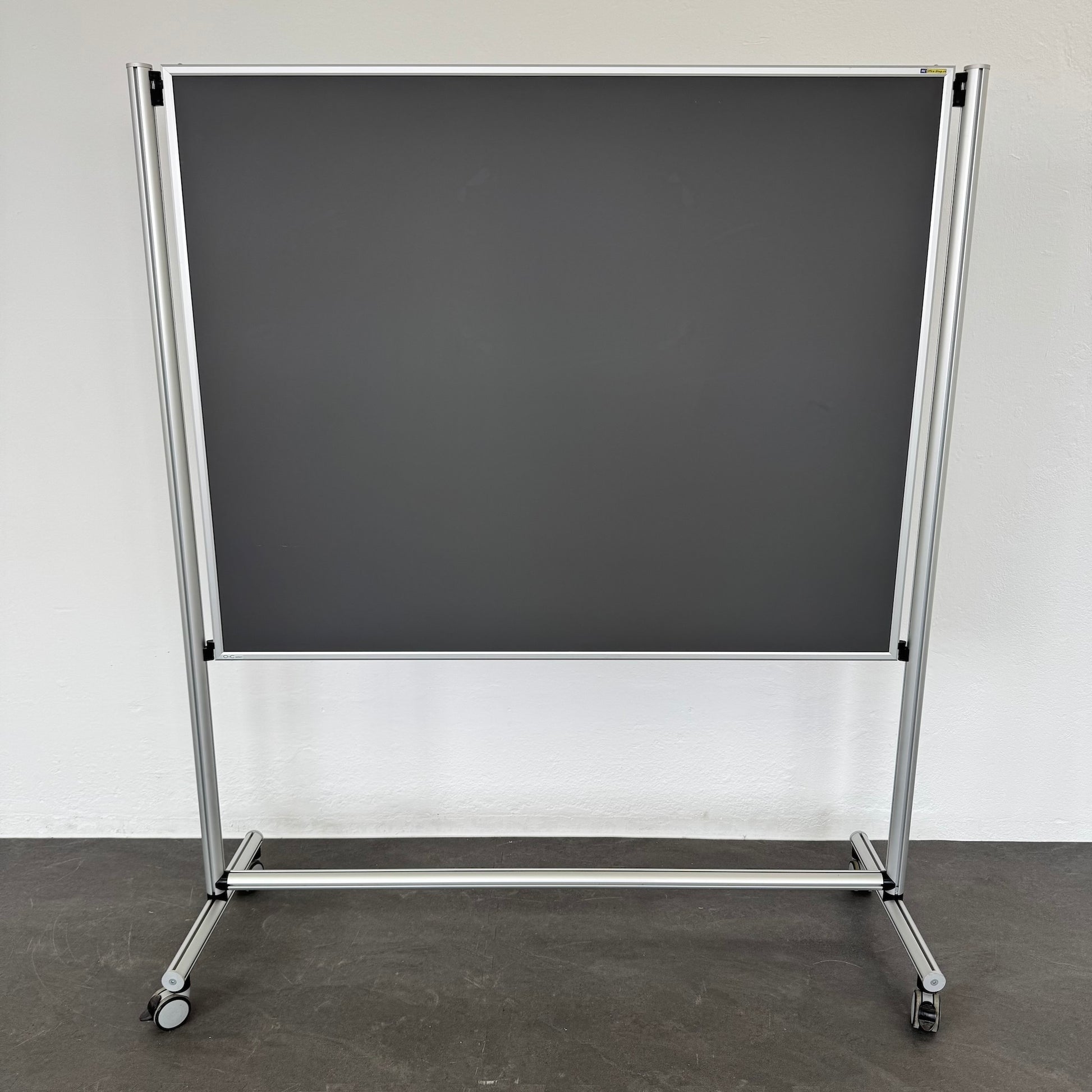 O + C Tafelständer fahrbar Kreideboard Schwarz