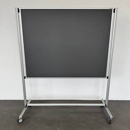 O + C Tafelständer fahrbar Kreideboard Schwarz