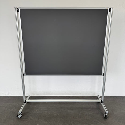 O + C Tafelständer fahrbar Kreideboard Schwarz