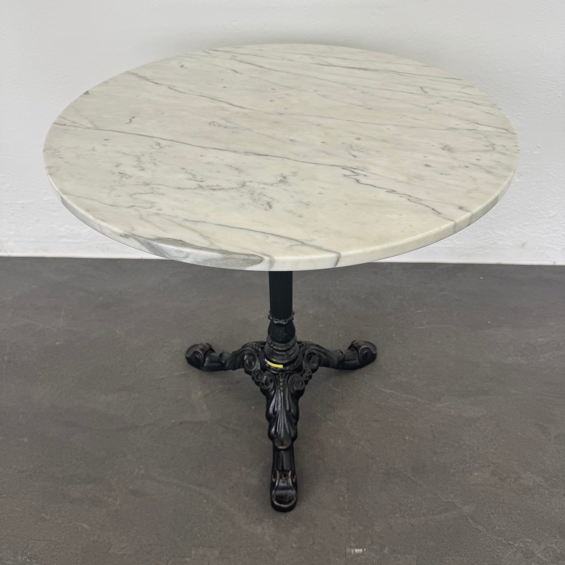 Top Design Classic Bistrotisch mit Marmorplatte