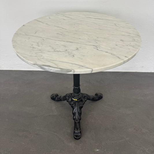 Top Design Classic Bistrotisch mit Marmorplatte
