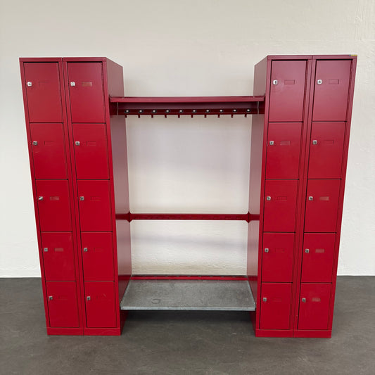 C + P Classic Garderobenspind aus Metall Rot