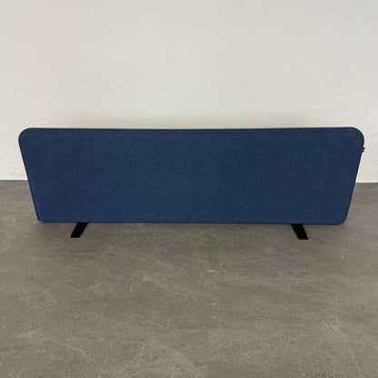 BuzziShield Desk Tischtrennwand Stoff Dunkelblau