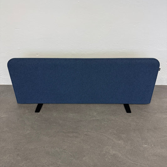 BuzziShield Desk Tischtrennwand Stoff Dunkelblau