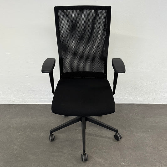 Züco Cubo Bürodrehstuhl Stoffbezug Schwarz