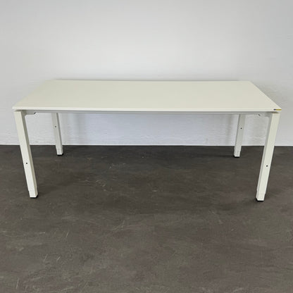 Ergodata Line Desk Schreibtisch Spanplatte Weiss - 6038729