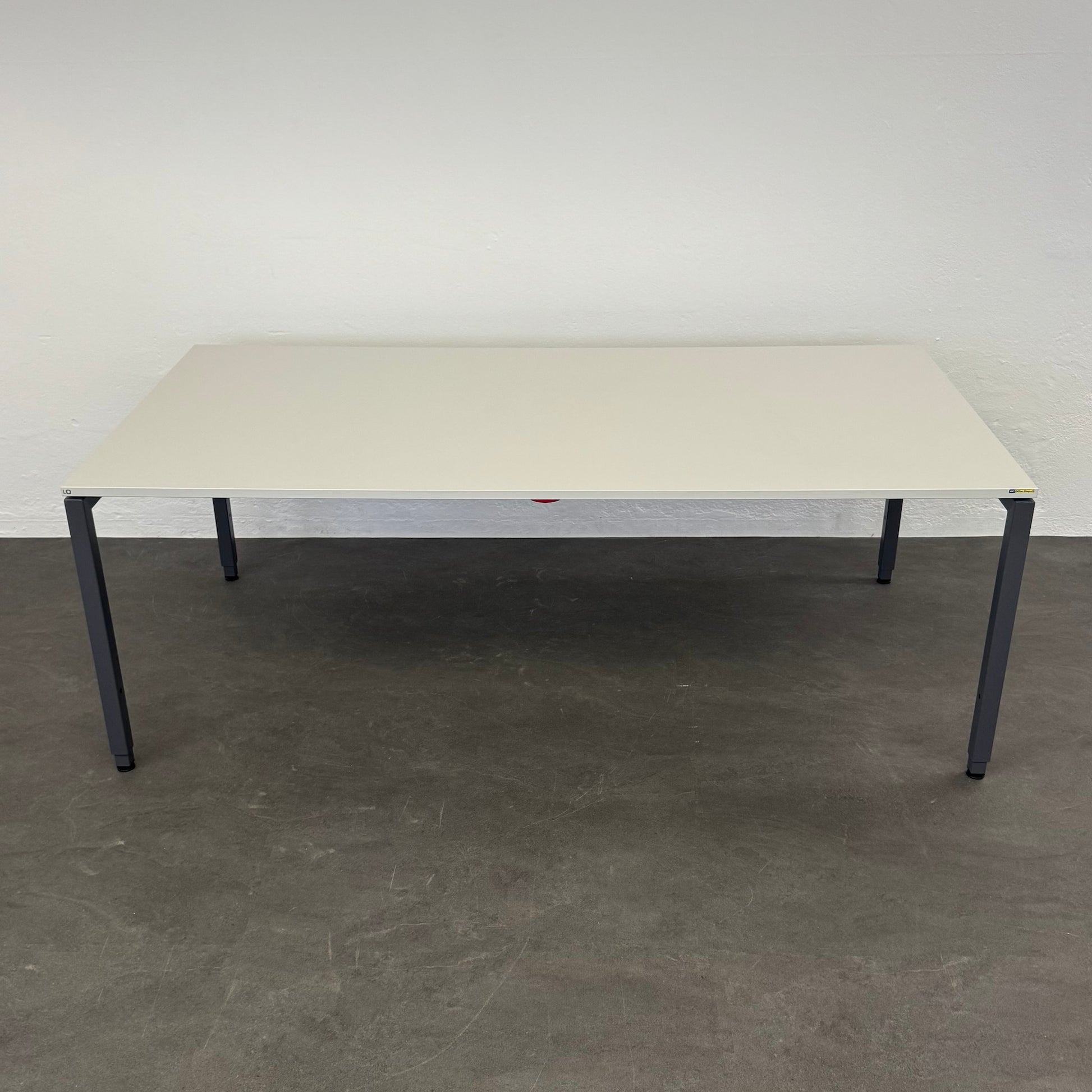Lista Office LO Motion Schreibtisch mit Spanplatte Lichtgrau - 6038733