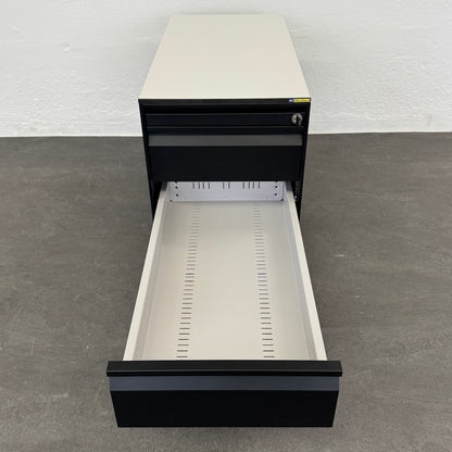 Lista Office LO Serie L Unterstell-Korpus mit mittlerer Schublade offen
