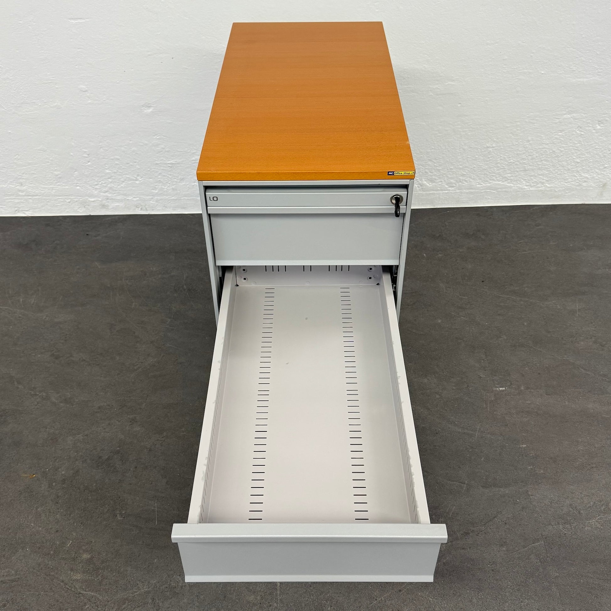 Lista Office LO Serie L Beistell-Korpus mit Schublade offen