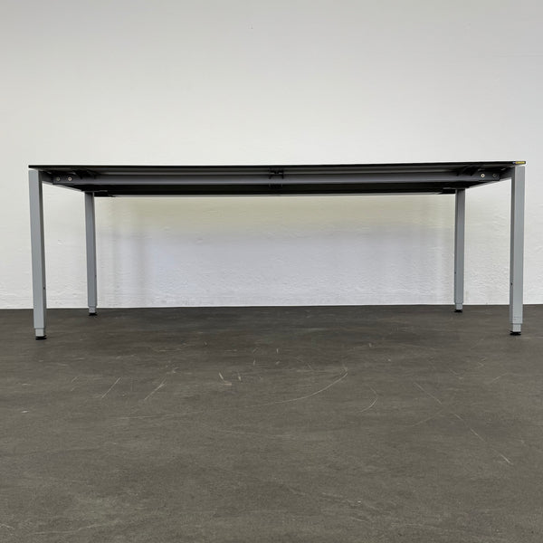 Lista Office Motion Schreibtisch HPL Kieselgrau/Silbergrau - 2000x800 mm