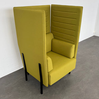 Alias Eleven high back 1 mit Gestell Schwarz - 6038771