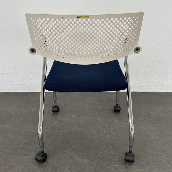 Vitra Visaroll 2 Stuhl Dunkelblau