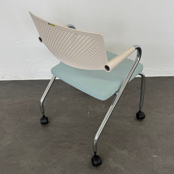 Vitra Visaroll 2 Stuhl Mintgrün