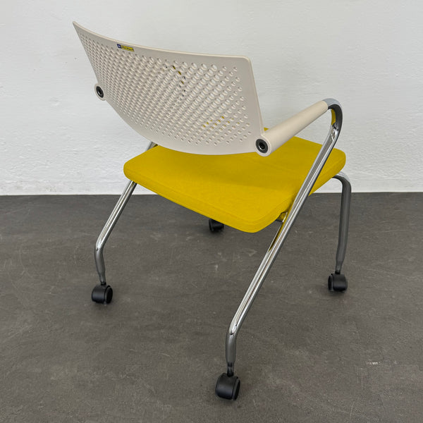 Vitra Visaroll 2 Stuhl Senfgelb