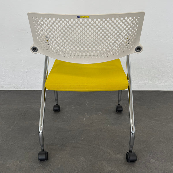 Vitra Visaroll 2 Stuhl Senfgelb